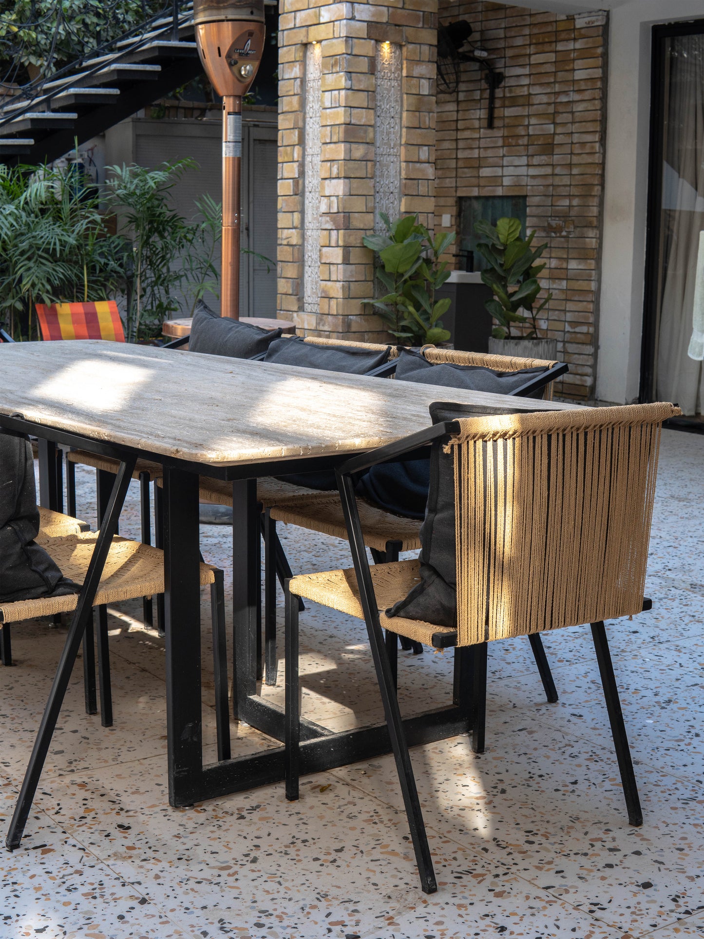 Kaf Outdoor Dining Table Set