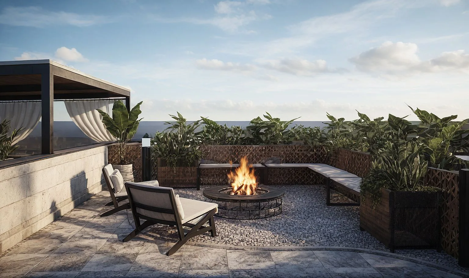 Rooftop terrace